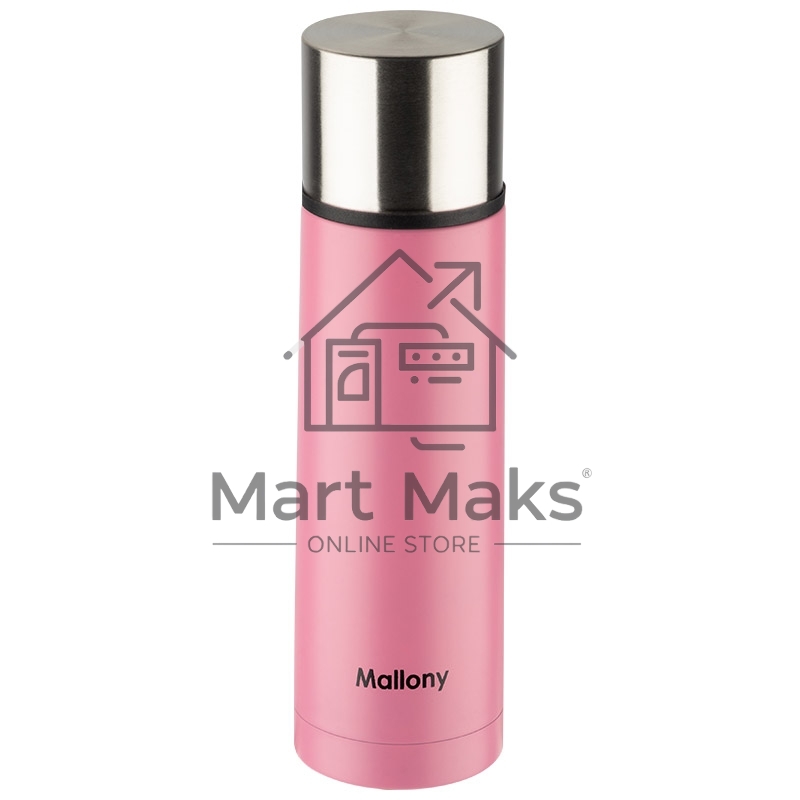 Термос из нерж. стали MALLONY BOSSOLO, 0,5 л (розовый) (106030)