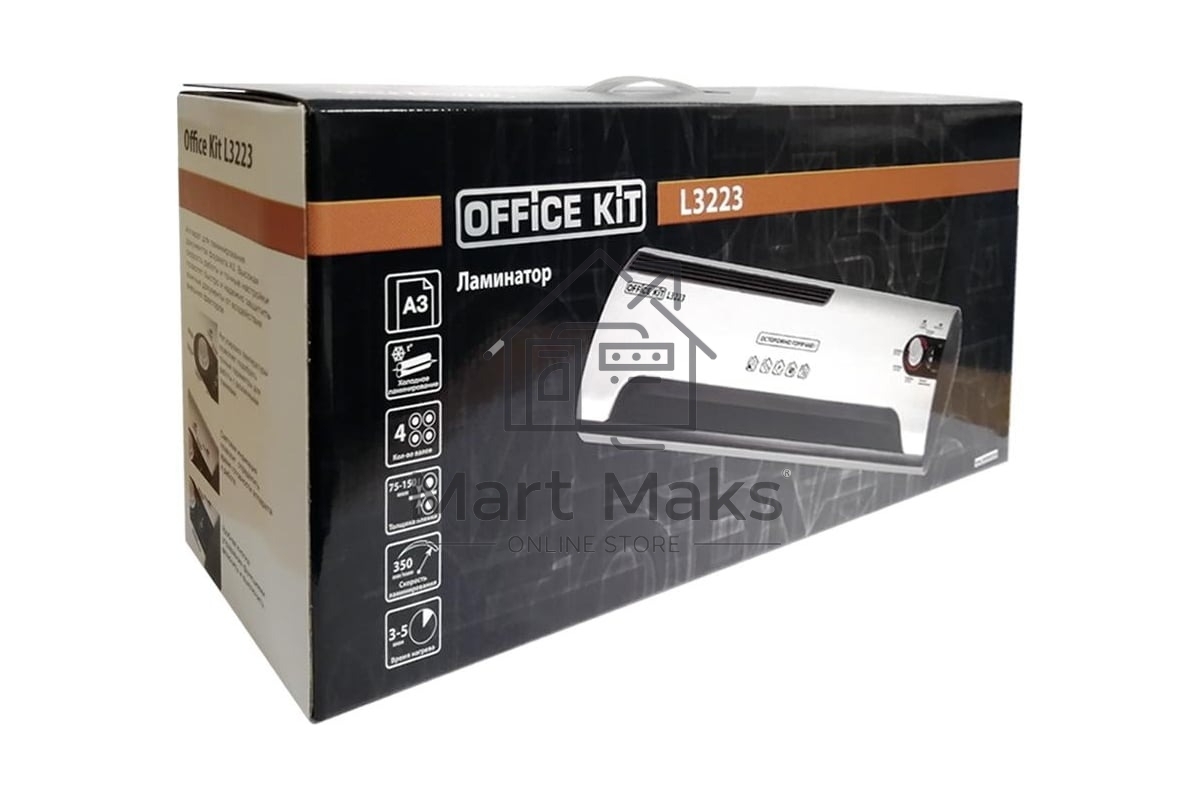 Ламинатор Office Kit L3223, 4 вала, A3, 150мкм, 350 мм/мин