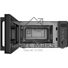 Микроволновая печь making Oasis everywhere MW-70SB черный, 20 л, 700 Вт, переключатели - электронное управление