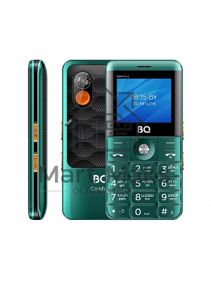 Мобильный телефон BQ 2006 Comfort зеленый/черный