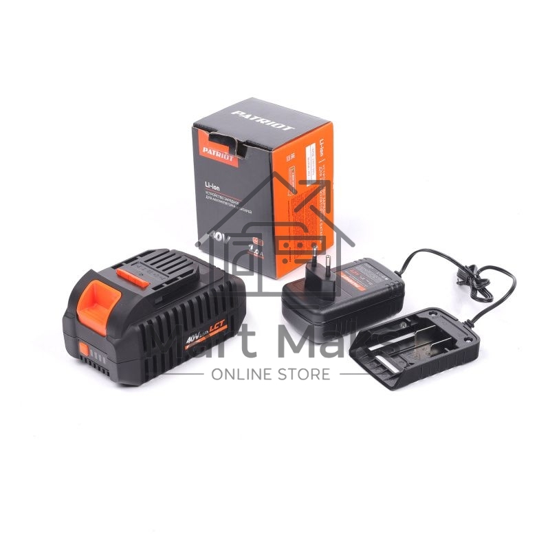 Триммер аккумуляторный PATRIOT TR4022XL, 40B платформа LCT, ширина кош. 30см, запасная леска, одна АКБ (2,0А*ч) и ЗУ