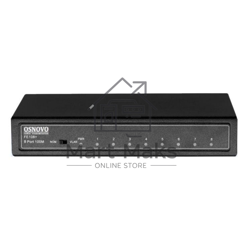 Коммутатор Osnovo SW-10800 неуправляемый