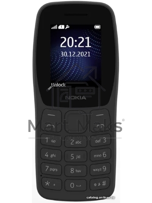 Мобильный телефон Nokia 105 TA-1416 DS EAC2+ 4/4Mb черный