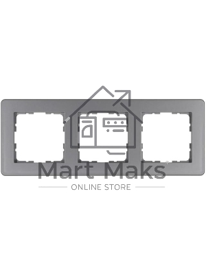 Рамка 3-м G-Flex алюм. Jasmart G1103S