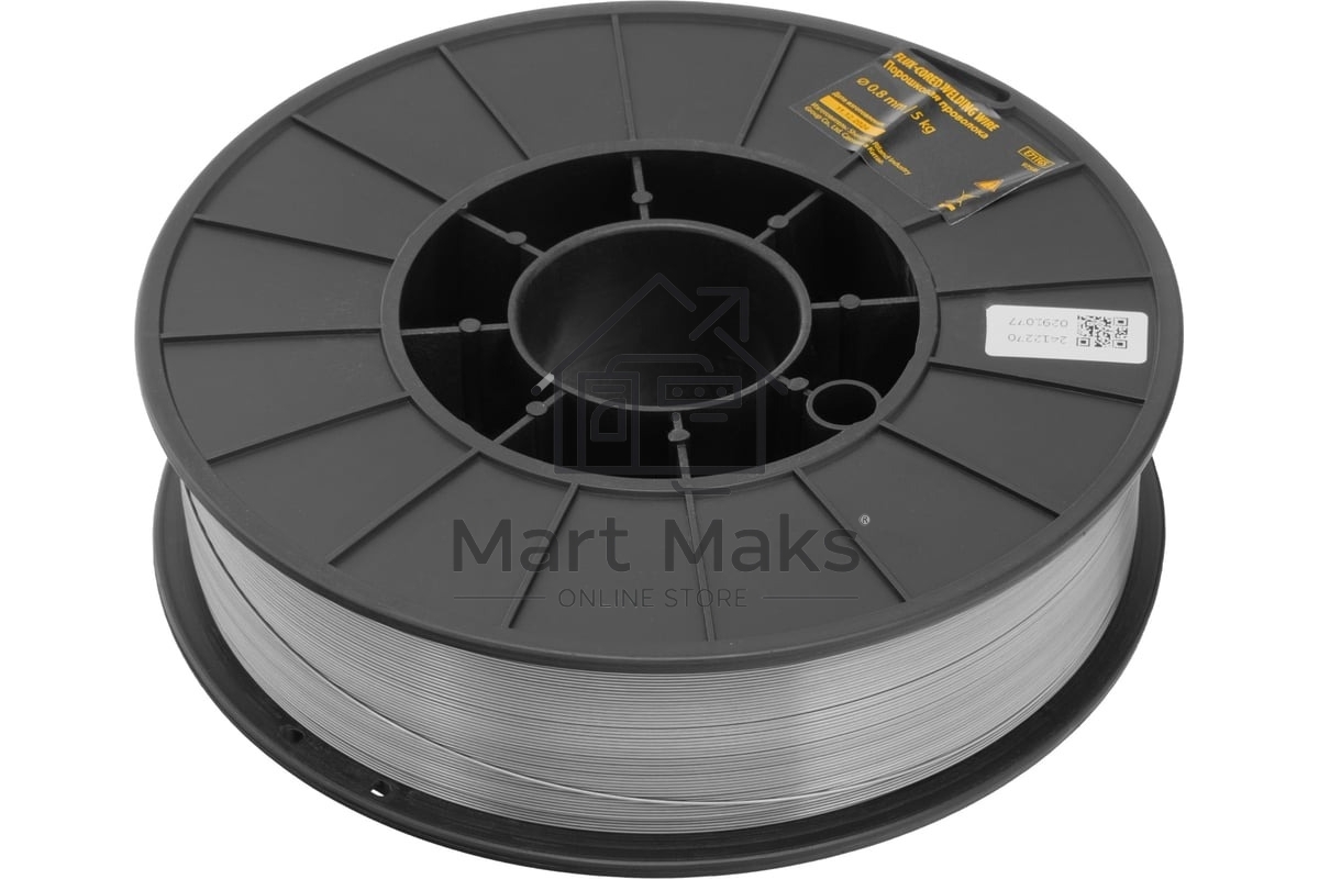 Порошковая проволока Е71TGS, диам. 0,8 мм, 5 кг, диам. катушки D200 Denzel