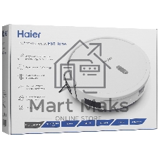Робот-пылесос Haier HSR Home белый, 2600 мА*ч Li-Ion, уборка сухая/влажная, пылесборник контейнер 0.6 л