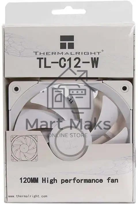 Вентилятор Thermalright TL-C12-W белый 4-pin 25.6dB 135gr Ret