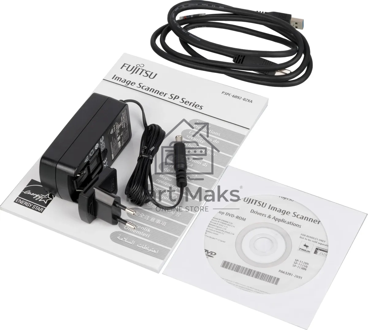 Сканер Fujitsu SP-1120N (PA03811-B001) A4 белый