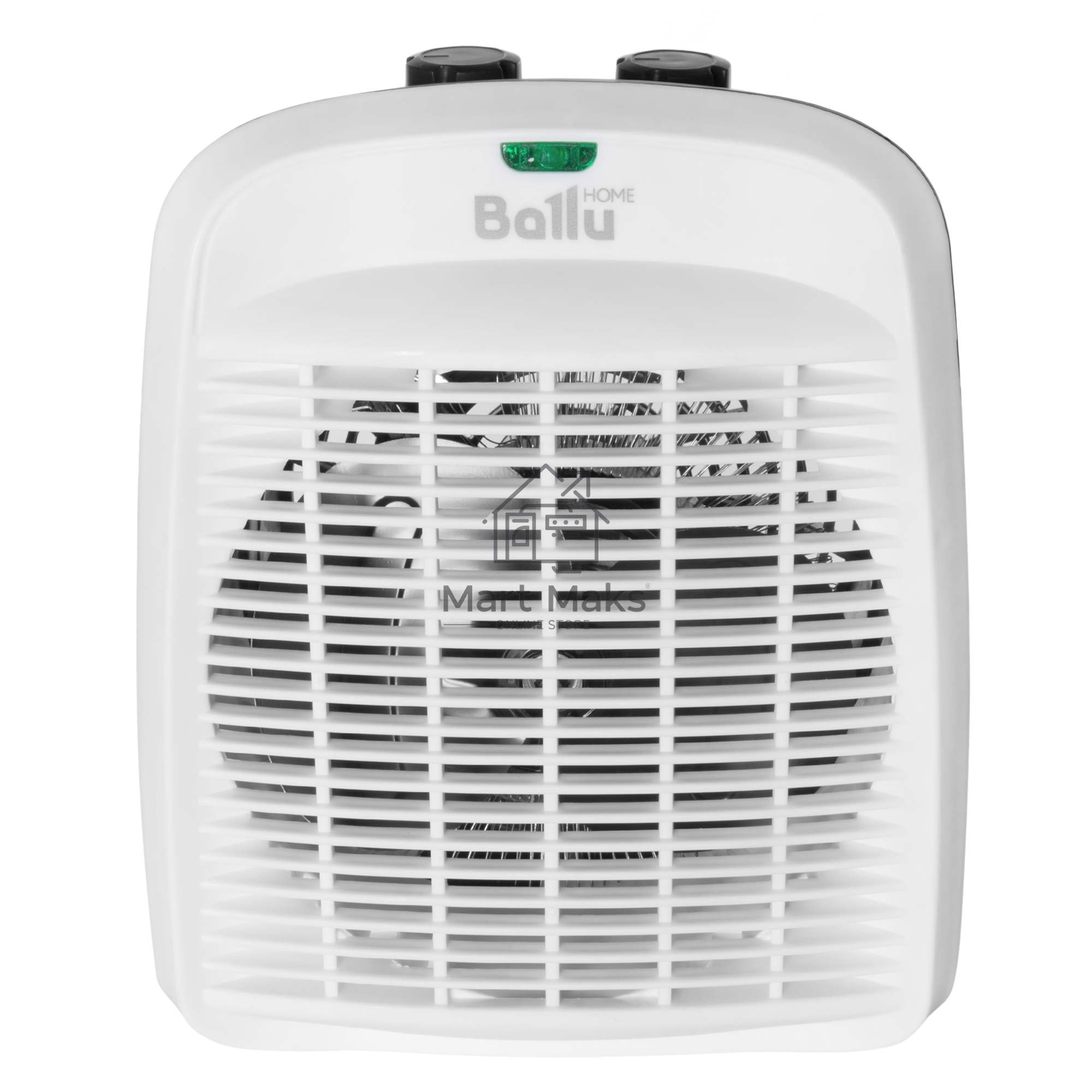 Тепловентилятор Ballu BFH/S-10 серый/белый, 2000 Вт, 25 м2, термостат