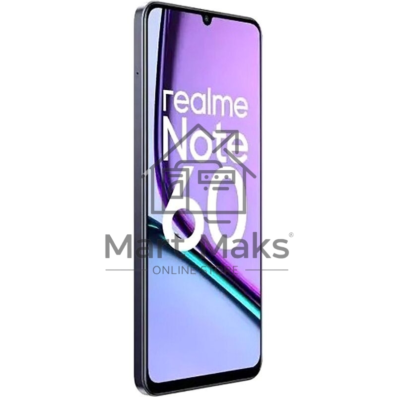 Смартфон Realme Note 60, 6/128Gb, черный