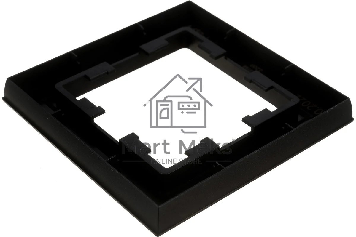 Рамка 1-мест. IEK BRITE РУ-1-БрЧ черный