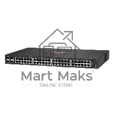 Коммутатор HPE Aruba 6100 48G 4SFP+, 48×1 Гбит/с + 4×10 Гбит/с SFP+, управляемый