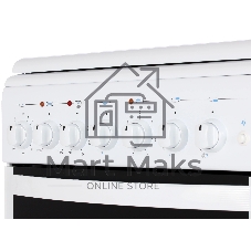 Плита комбинированная Gefest ПГЭ 5112-02 белый, конфорок 3 газовых и 1 электрическая, духовка 55 л, 50 см x 85 см x 58.5 см