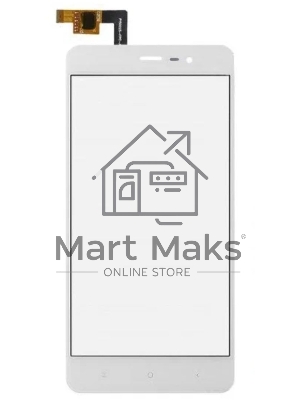Сенсорное стекло (тачскрин) для Xiaomi Redmi Note 3/Note 3 Pro, белое