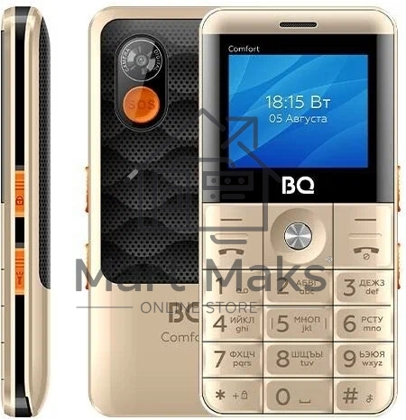 Мобильный телефон BQ 2006 Comfort золотой/черный
