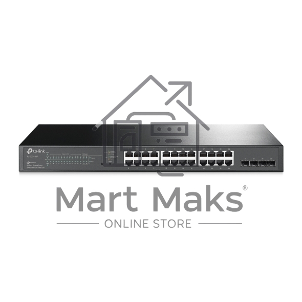 Коммутатор TP-Link TL-SG2428P JetStream гигабитный Smart коммутатор на 24 порта PoE+ и 4 SFP-слота SMB