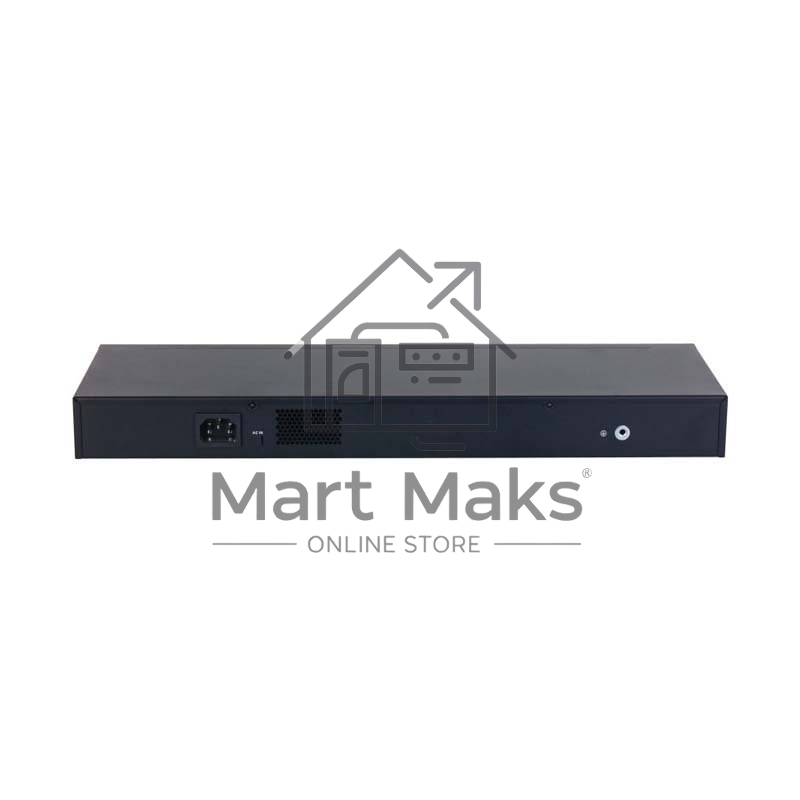 Неуправляемый 16-портовый коммутатор DAHUA DH-SF1016 16xRJ45 100Mb, коммутация 3.2 Gbит/с, MAC-таблица 8К, металл