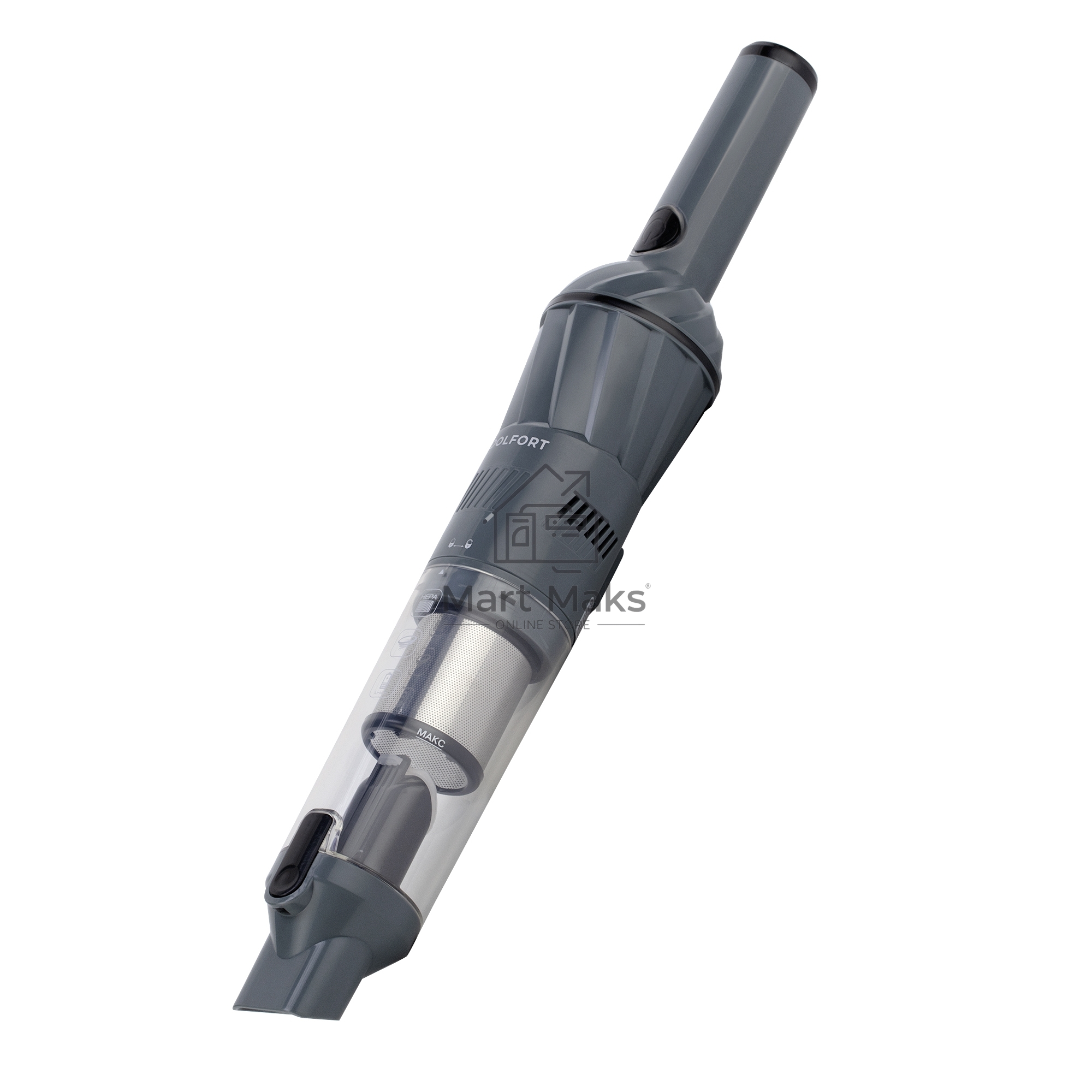 Пылесос автомобильный Coolfort CF-3060 черный, 85Вт, уборка сухая, пылесборник контейнер 0,2 л