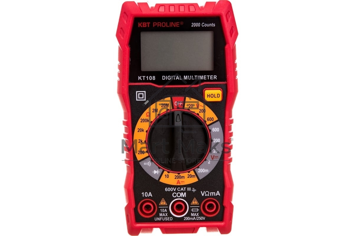 Мультиметр цифровой с True RMS KT 108 PROLINE
