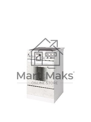 Плита электрическая Gefest ЭП Н Д 5560-03 0042 белый/мрамор, конфорок 4 электрических, духовка 55 л, 50 см x 85 см x 58.5 см