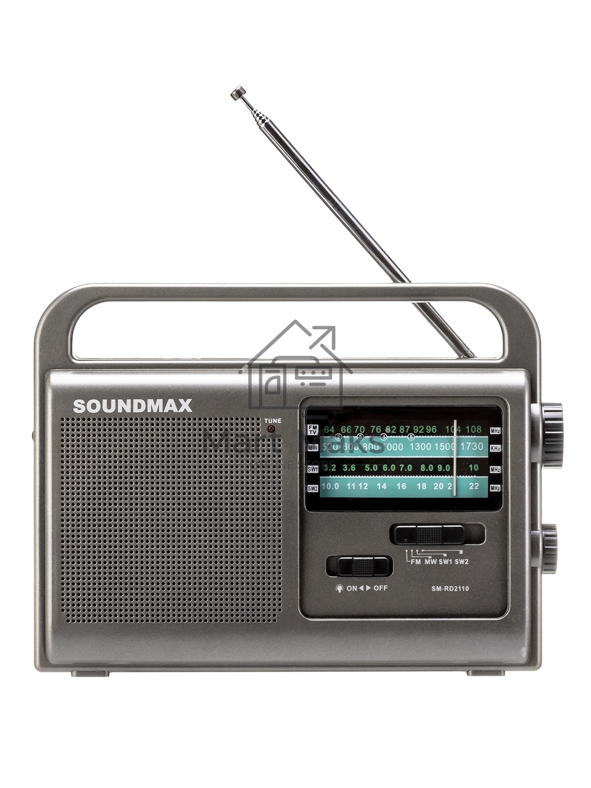 Радиоприемник SOUNDMAX SM-RD2110(темно-серый)