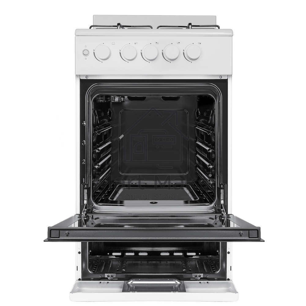 Плита газовая Maunfeld MGC50GEW08 белый, конфорок 4 шт, духовка 59 л, 50 см x 88 см x 65 см