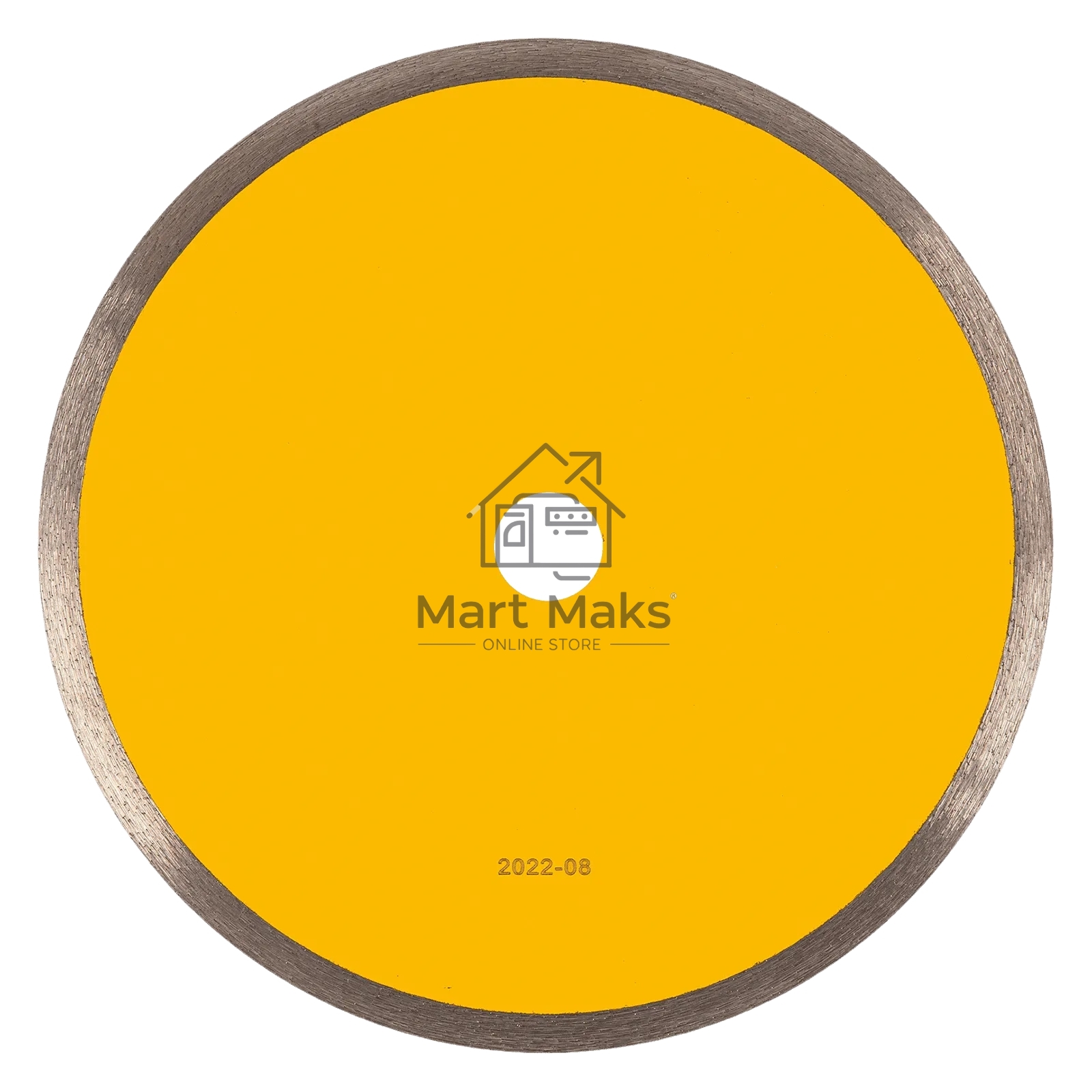 Диск алмазный сплошной Denzel супертонкий, 250 х 25,4 мм, горячее прессование, мокрое резание