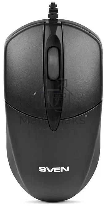 Мышь проводная SVEN RX-112 черный, 800 dpi, USB, кнопки - 3
