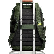 Рюкзак мужской Piquadro Lyss CA6929S143BM/VE зеленый тимьяновый полиэстер/натур.кожа