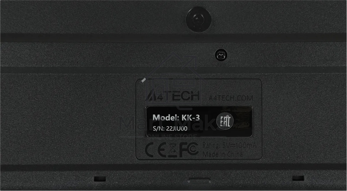 Клавиатура A4Tech KR-3 проводная, USB, черный