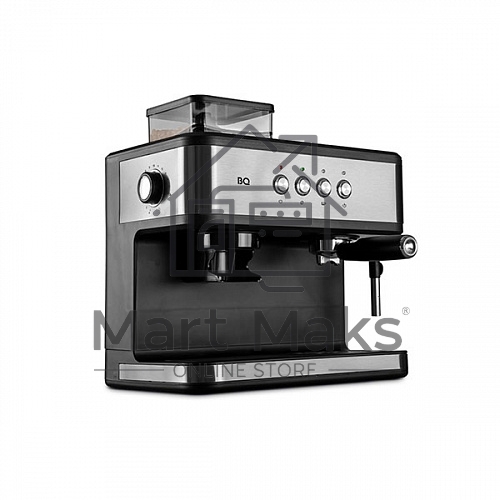 Кофейная станция BQ CM1003 сталь/черный, исп. кофе - зерновой/молотый, 1.5 л, 1150 Вт. 15 Бар.