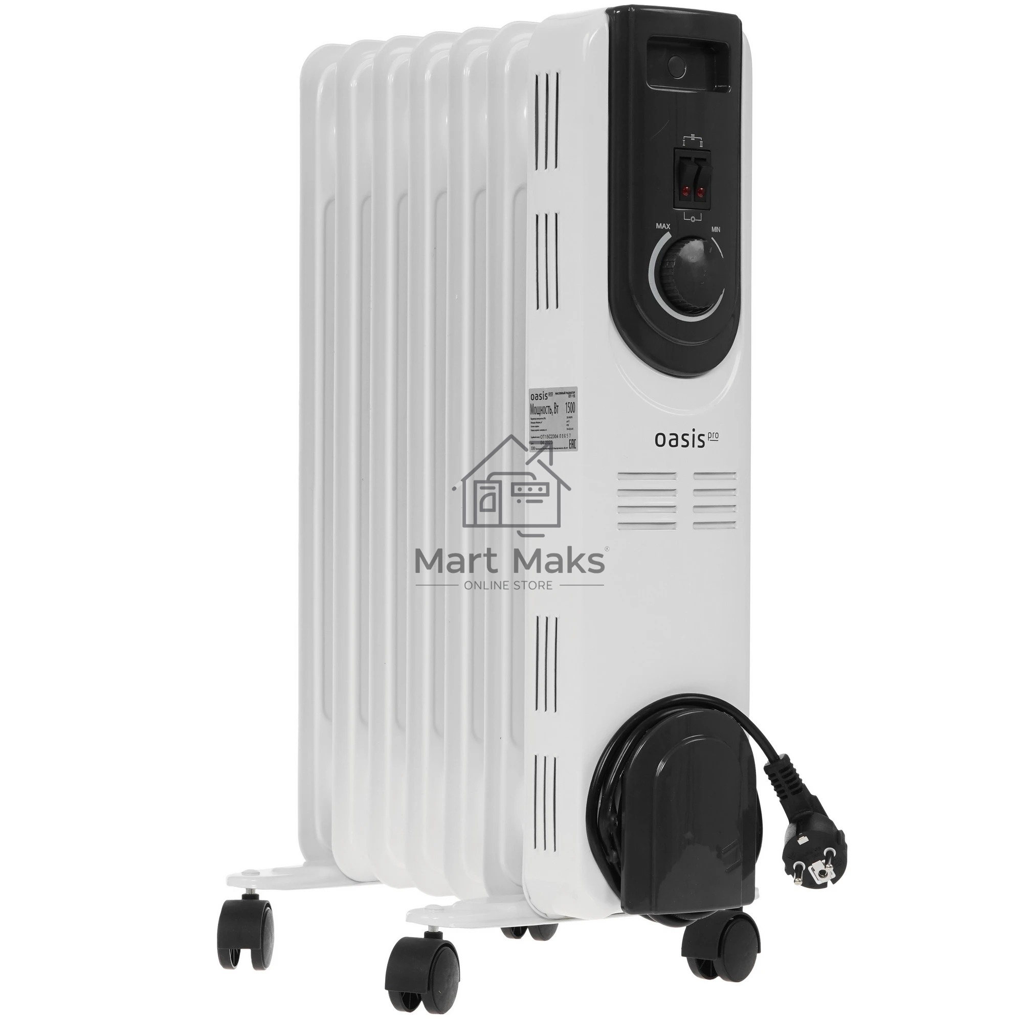 Обогреватель масляный Oasis OT-15