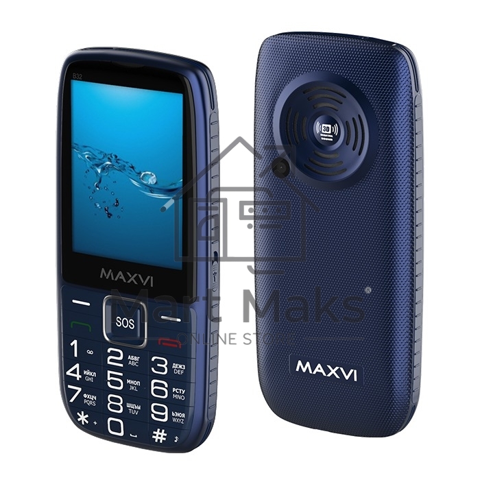 Мобильный телефон Maxvi B32 blue