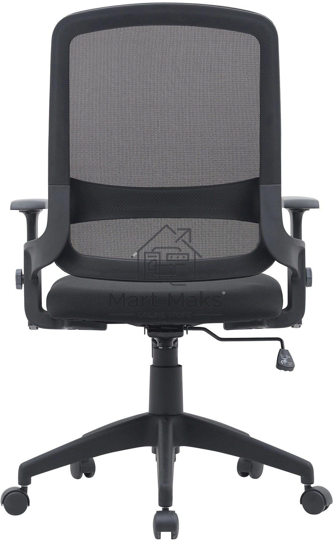 Кресло компьютерное Cactus CS-MC313-BK черный, сетка/ткань