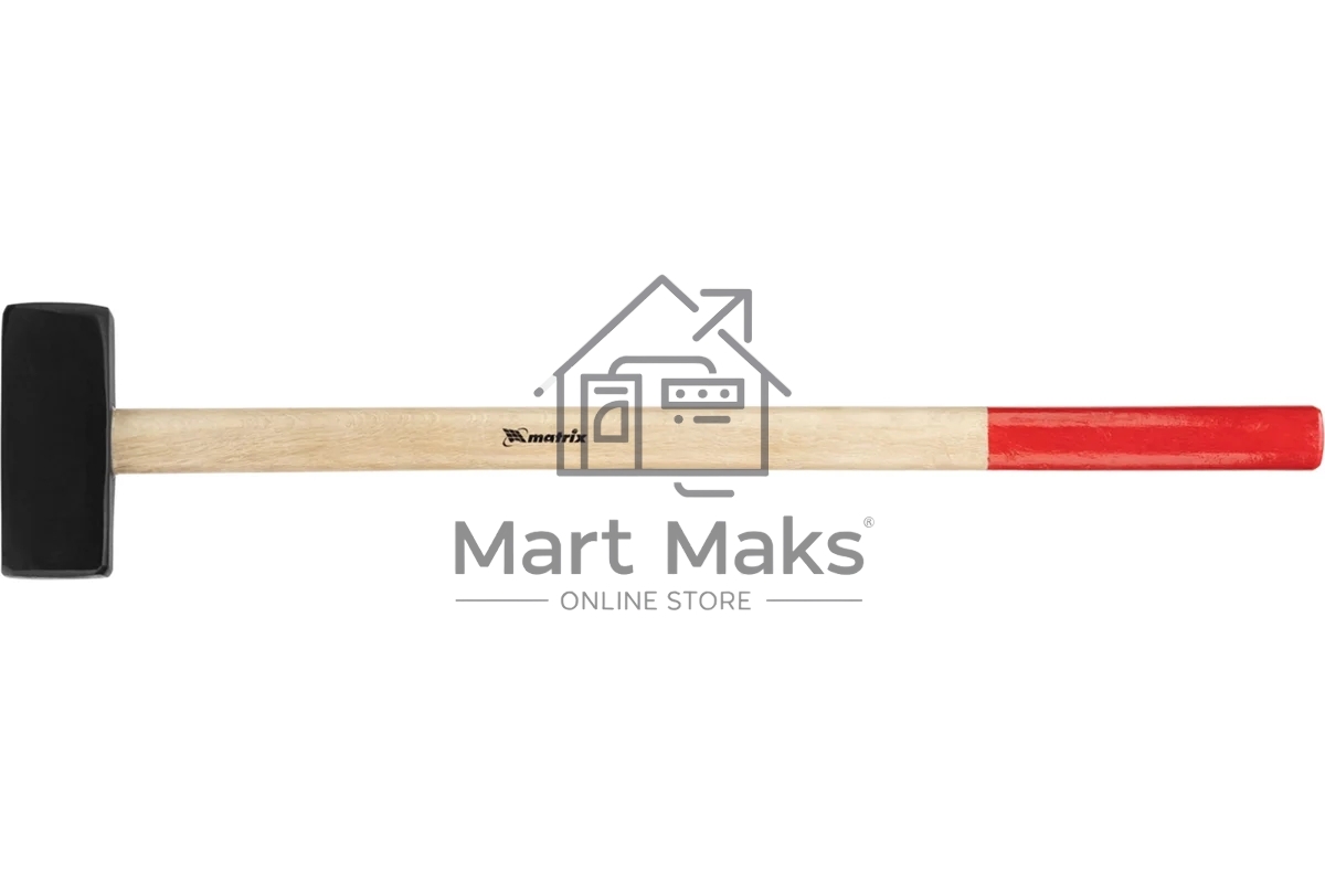 Кувалда Matrix 11037 7000 г, кованая головка, деревянная рукоятка 900 мм