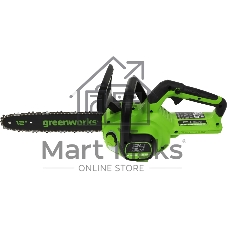 Цепная пила аккумуляторная Greenworks GD24CS30, 24V, 30 см, бесщеточная, без АКБ и ЗУ [2007007]