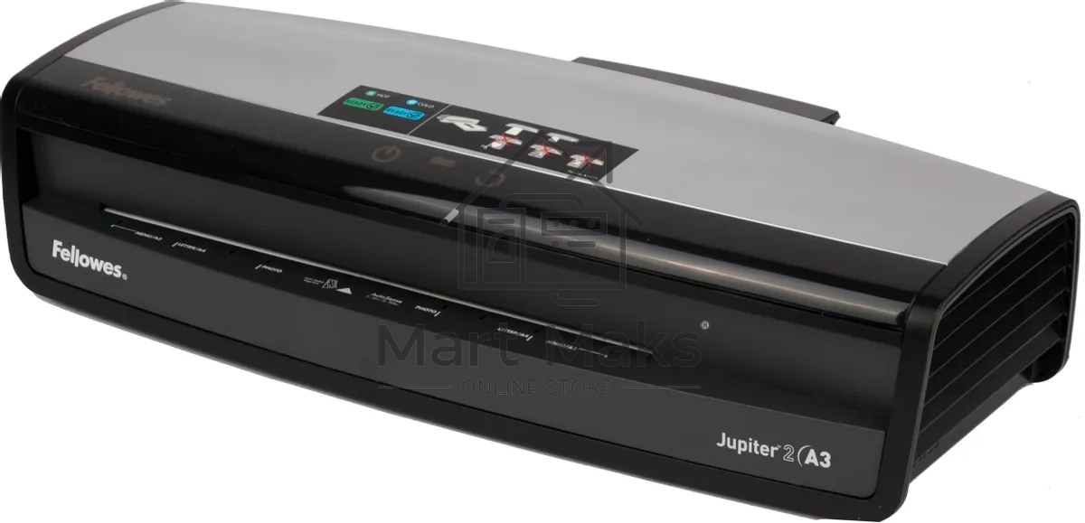 Ламинатор Fellowes Jupiter A3 FS-57484 75-250 мкм, до 140 см/мин, нагрев 60 сек, AutoSense, APTS, 6 валов