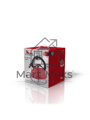 Чайник со свистком Zeidan Z-4279-02 3 л, красный