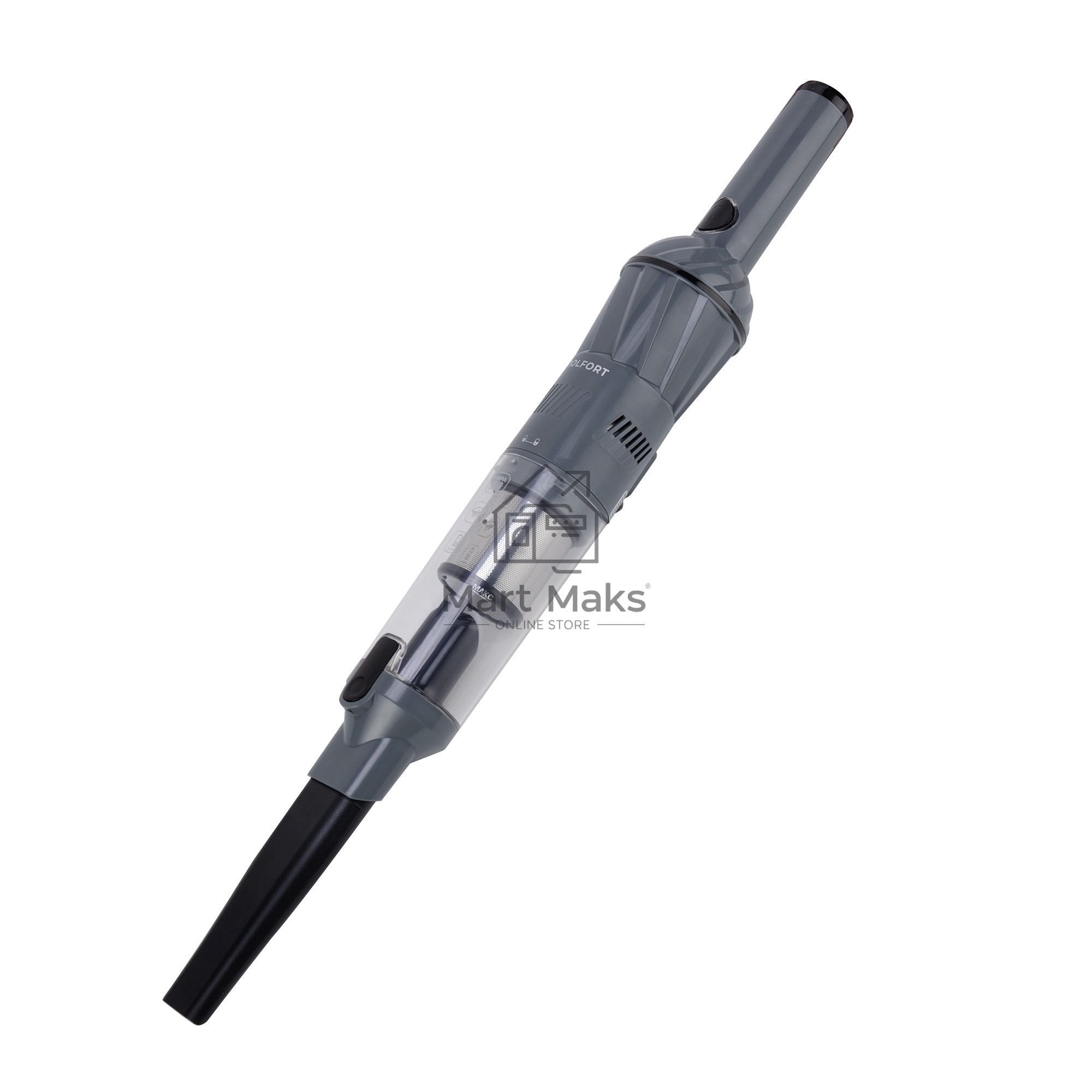 Пылесос автомобильный Coolfort CF-3060 черный, 85Вт, уборка сухая, пылесборник контейнер 0,2 л