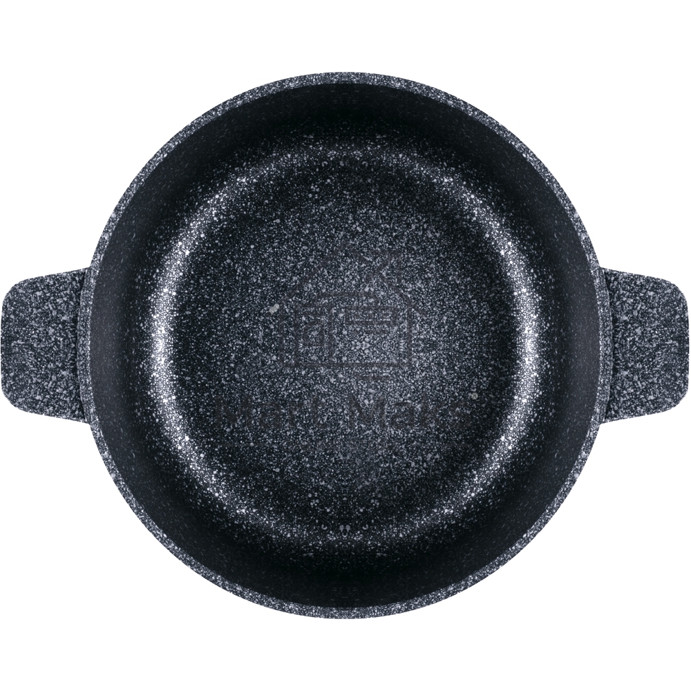 Кастрюля Maunfeld GRETA MF24GRTT01CR из литого алюминия со стеклянной крышкой, 24 см, 4 л