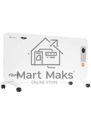 Конвектор Sturm! CH2000D, белый, 2000 Вт, 25 м2, дисплей, электронный термостат