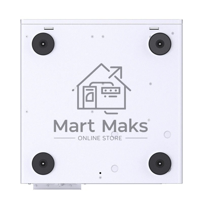 Корпус без блока питания JONSBO N4, Mini-Tower, 1x120mm, 1xUSB-A 3.0 + 1xUSB-C 3.2, SFX PSU Support, mATX, mITX White