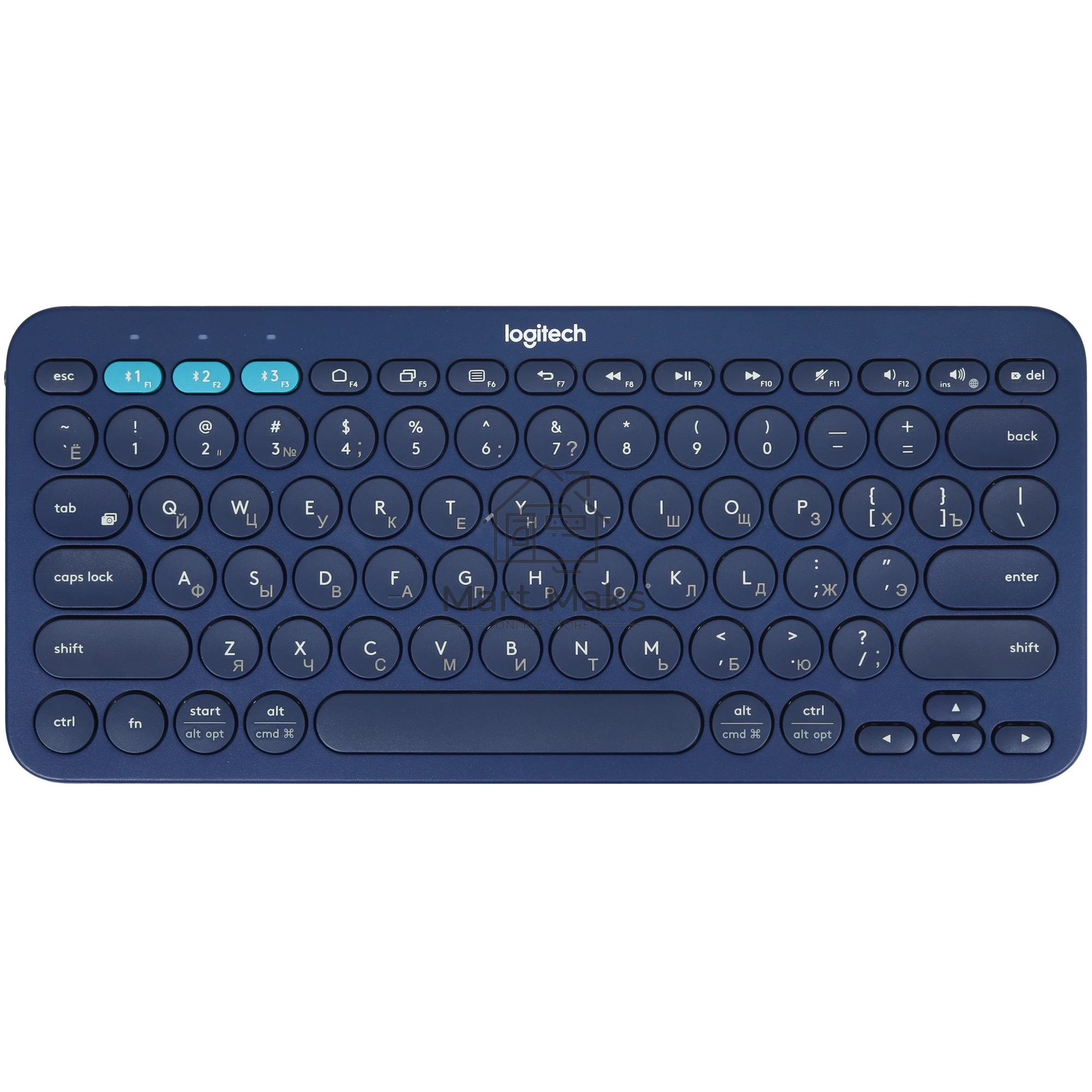 Клавиатура беспроводная Logitech K380 [920-007591] синий