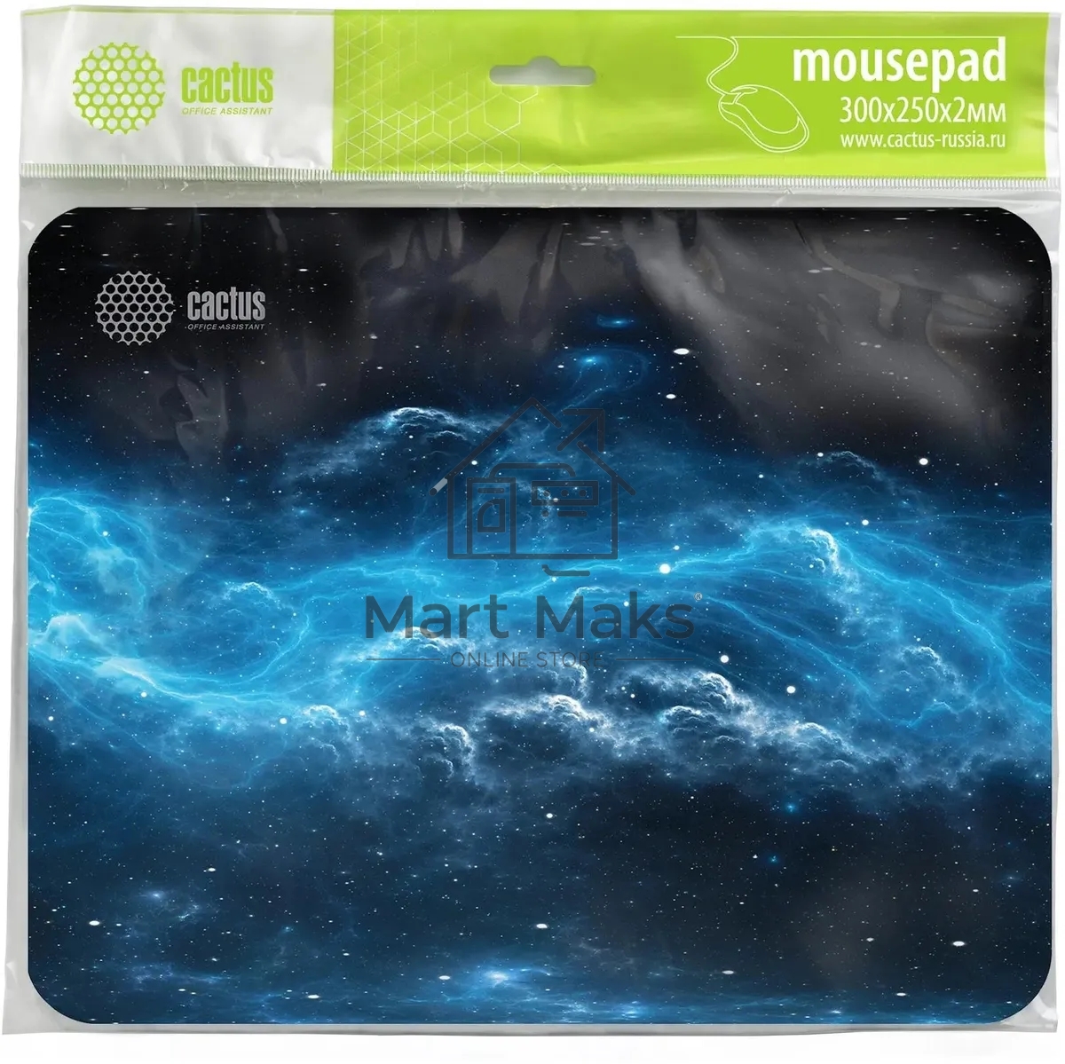 Коврик для мыши Cactus Space Clouds 300x250x2мм (CS-MPC-P05M)