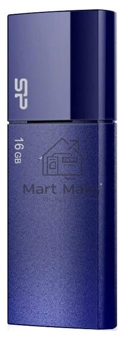 Флешка USB R/W 16GB Silicon Power Ultima U05, USB 2.0, синий