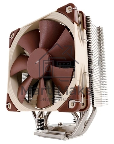 Кулер для процессора Noctua NH-U12S, 120 мм, медь, 1500 об/мин, 22.4 дБ, 4 pin PWM, высота 158 мм