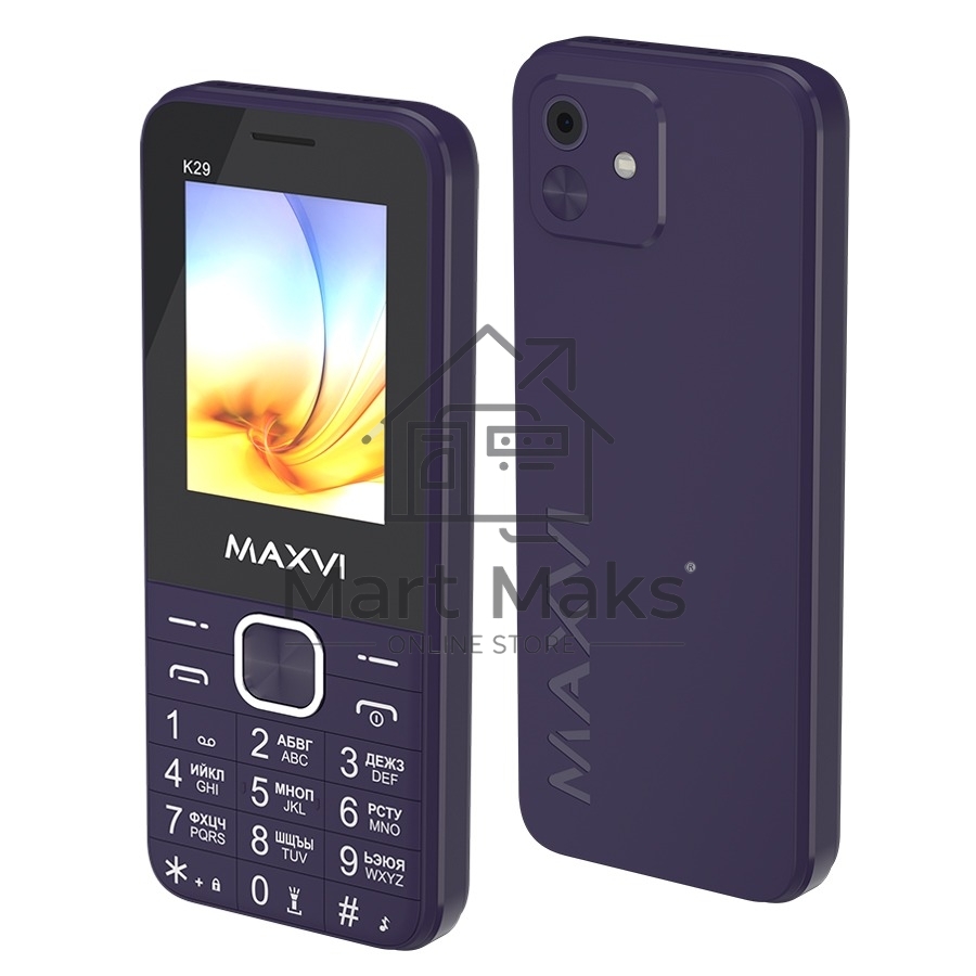 Мобильный телефон Maxvi K29 фиолетовый