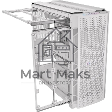 Компьютерный корпус без блока питания Case Corsair iCUE LINK 9000D Airflow, Full-Tower, TG, no fan, 4xUSB-A 3.2, 2xUSB 3.2 Type-C, SSI-EEB, E-ATX, ATX, mATX, mITX White