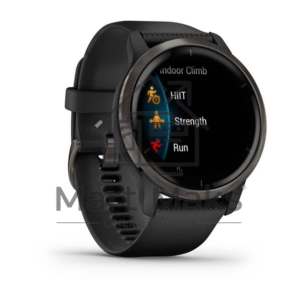 Смарт-часы Garmin Venu 2 AMOLED корп.черный рем.черный (010-02430-11)