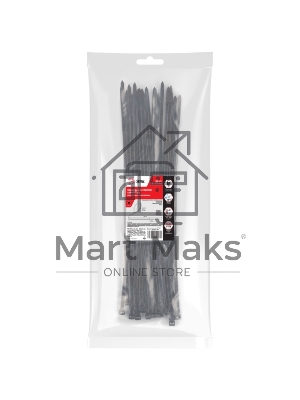 Хомут кабельный 4.8х350 NO-224-221 черный (уп.25 шт) Эра Б0066014